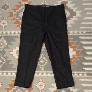 Ann Taylor Black Cropped Pants 12P